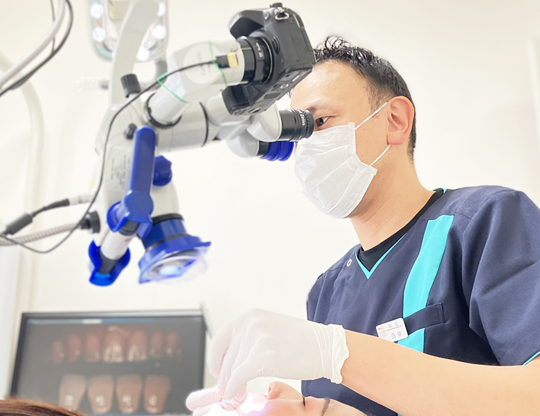 西馬込（大田区）の歯医者、なおい歯科クリニックのマイクロスコープ精密治療